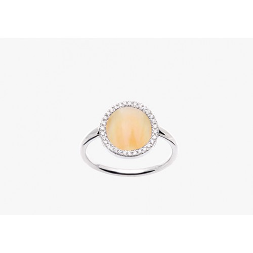 Ring-Pendant Les Renversantes Silver - Gold MOP 049