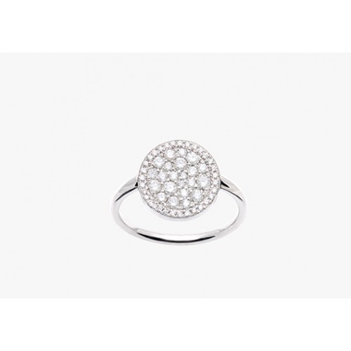 Ring-Pendant Les Renversantes Silver - Full Diamonds 050