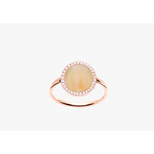 Ring-Pendant Les Renversantes PG - Gold MOP 053