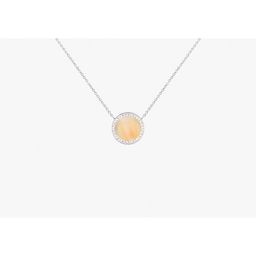 Necklace Les Renversantes Silver - Gold MOP