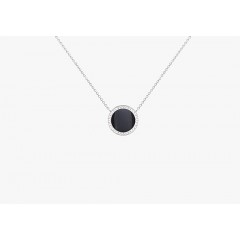 Necklace Les Renversantes Silver - Onyx